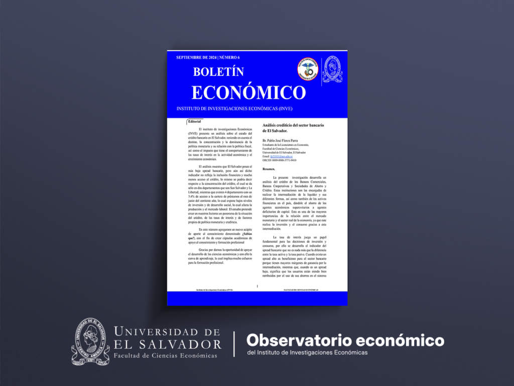 Análisis crediticio del sector bancario en El Salvador