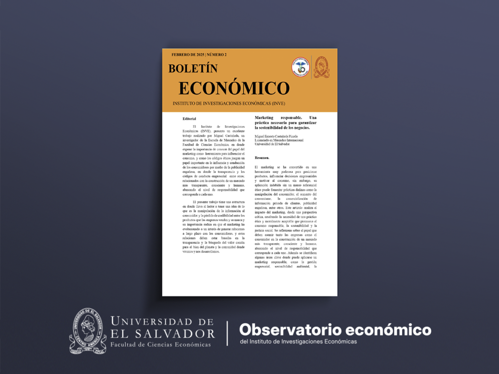 Marketing responsable. Una práctica necesaria para garantizar la sostenibilidad de los negocios en El Salvador.
