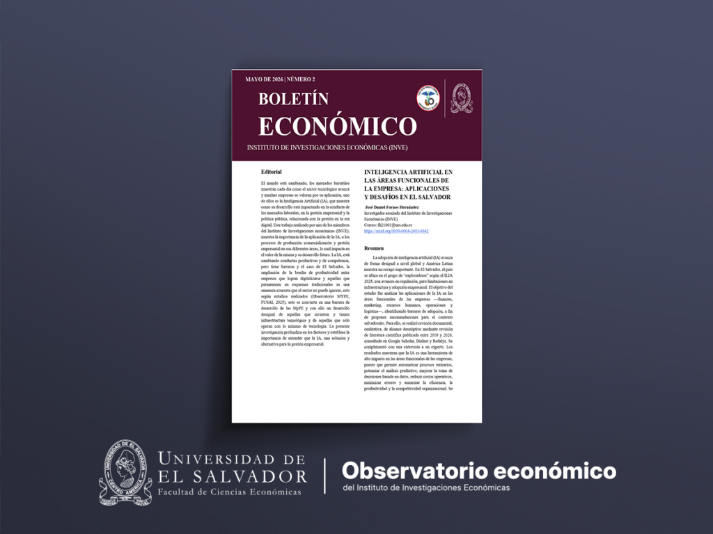 Inteligencia artificial en las áreas funcionales de la empresa: aplicaciones y desafíos en El Salvador