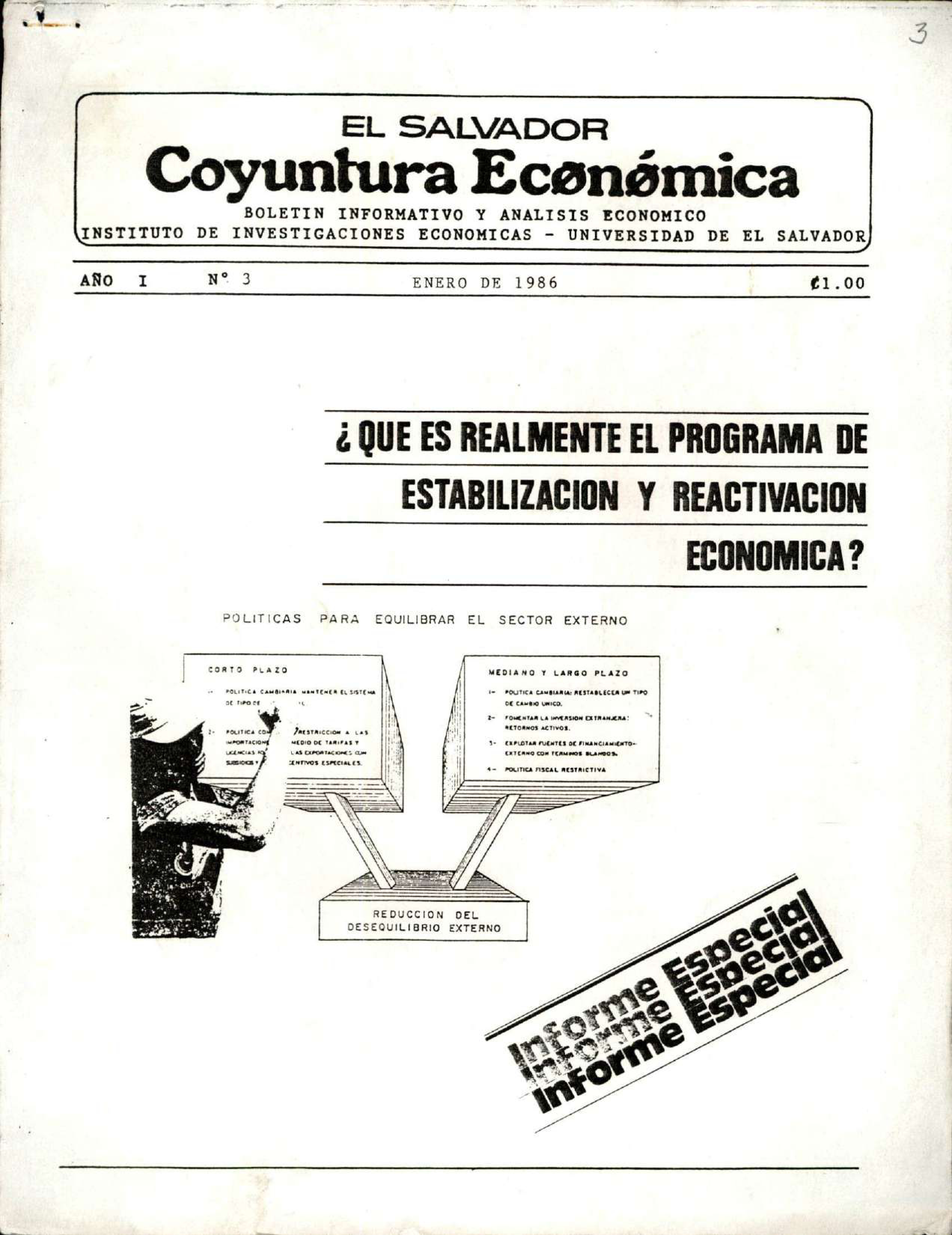 Año I, N. 3 Enero, 1986