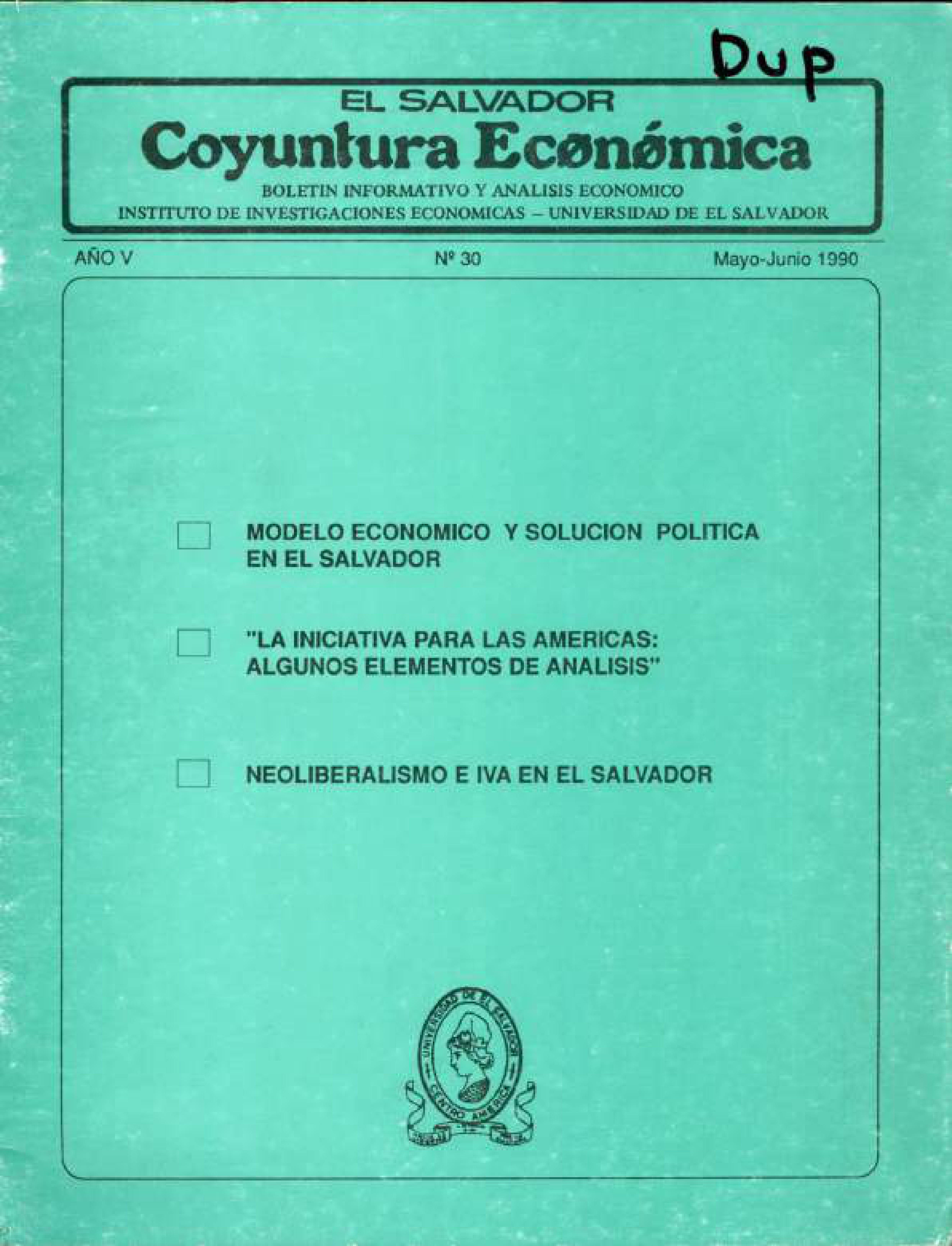 Año V, N. 30 May-Jun, 1990