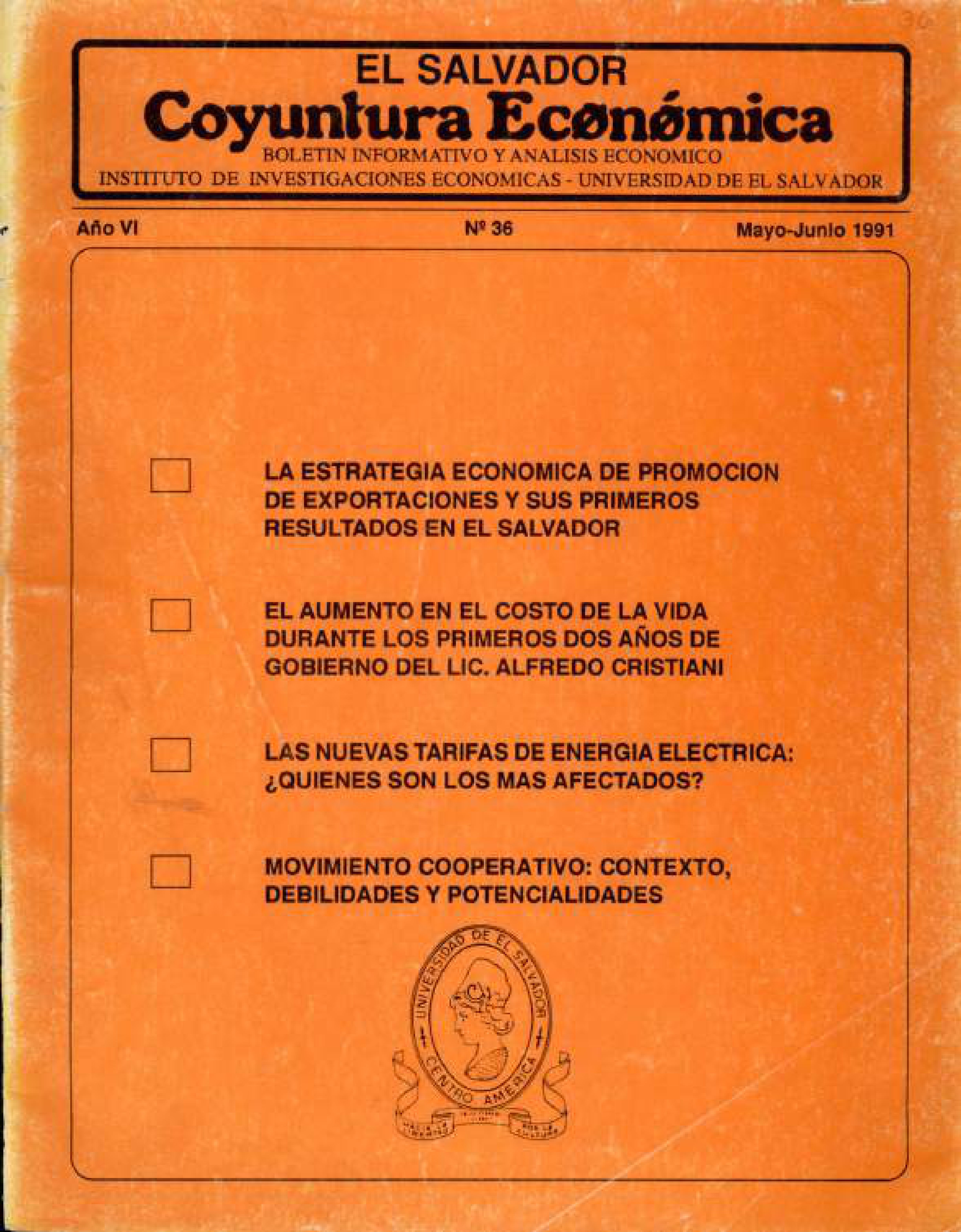 Año VI, N. 36 May-Jun, 1991