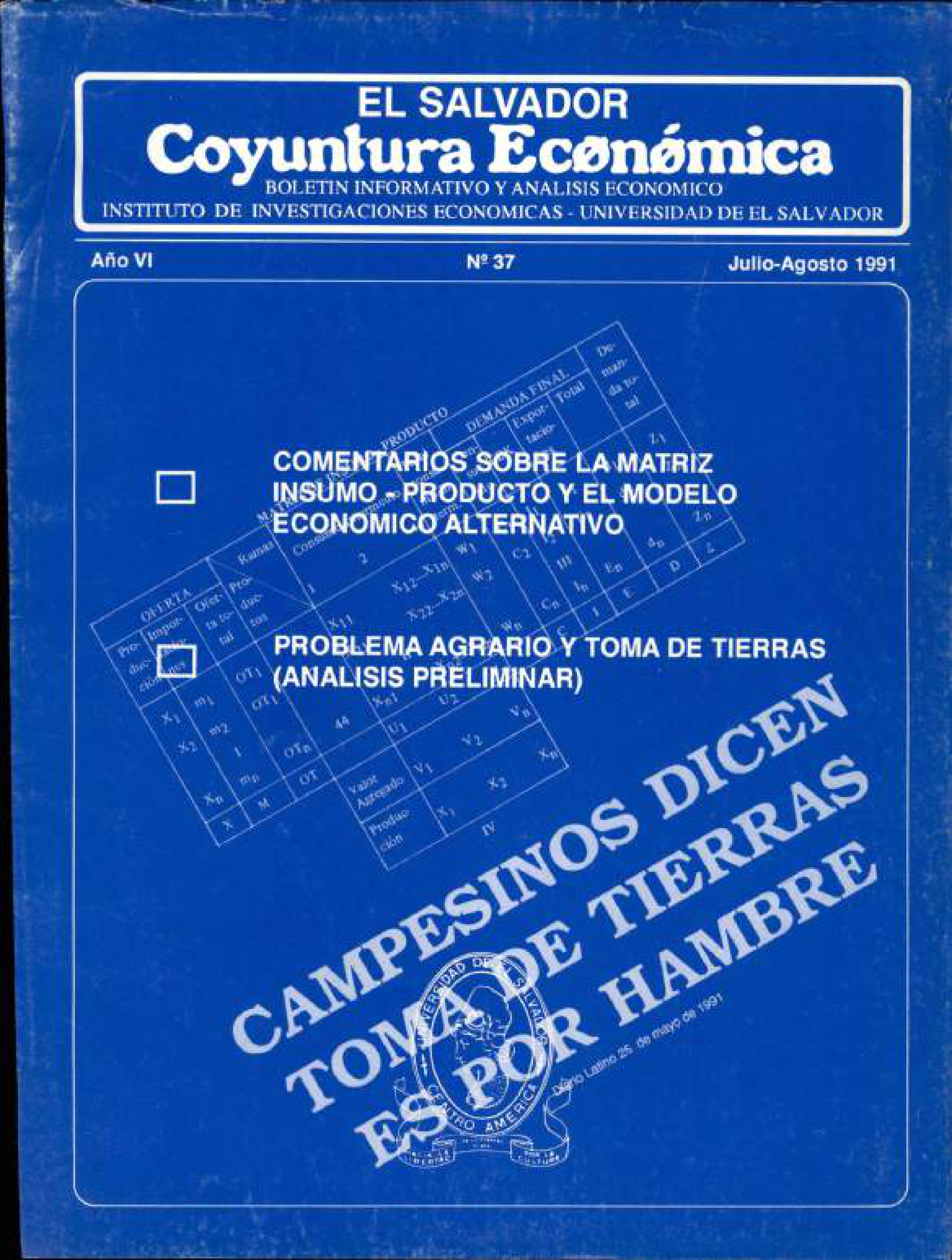 Año VI, N. 37 Jul.Ago, 1991