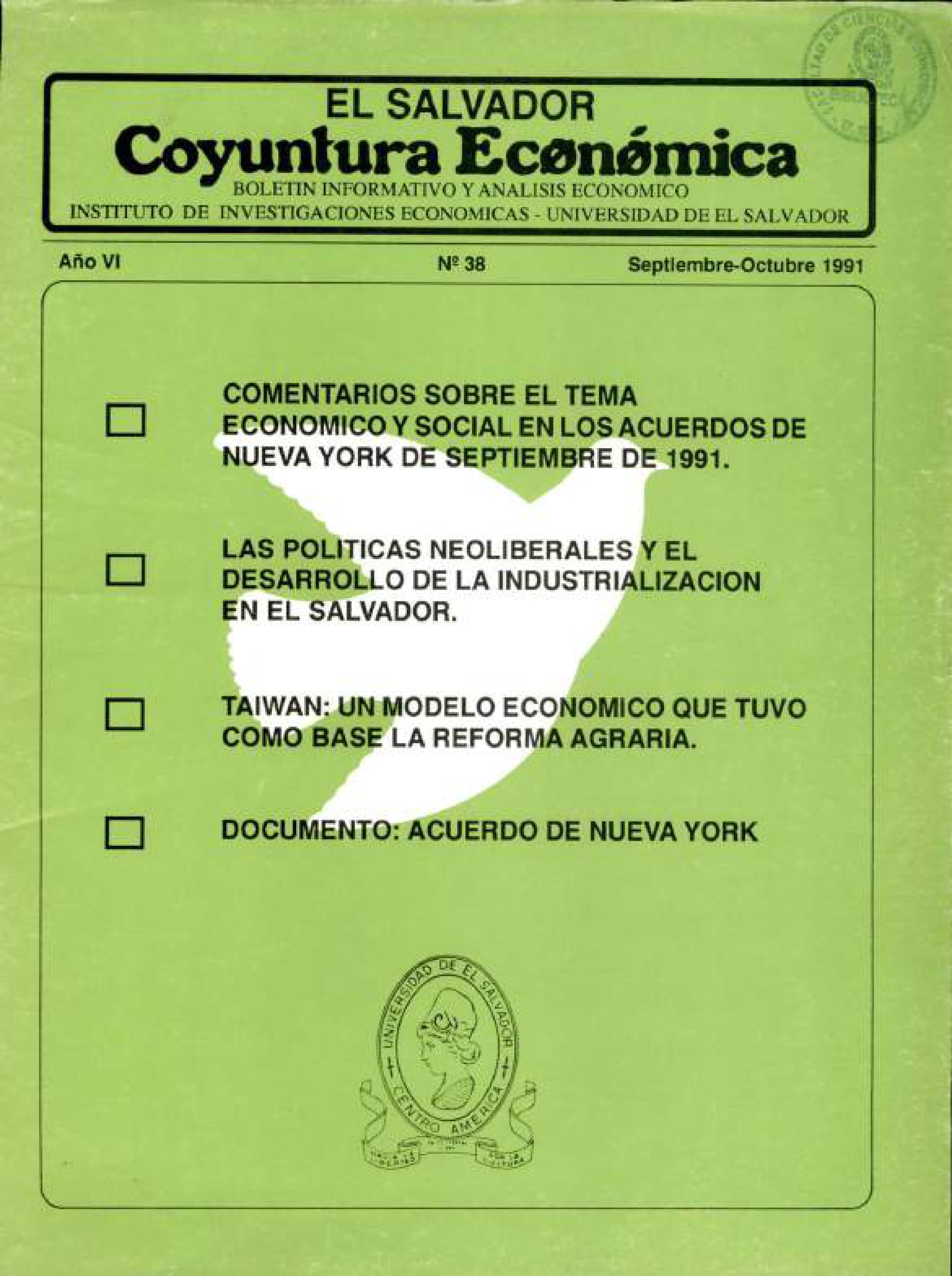Año VI, N. 38 Sep-Oct, 1991
